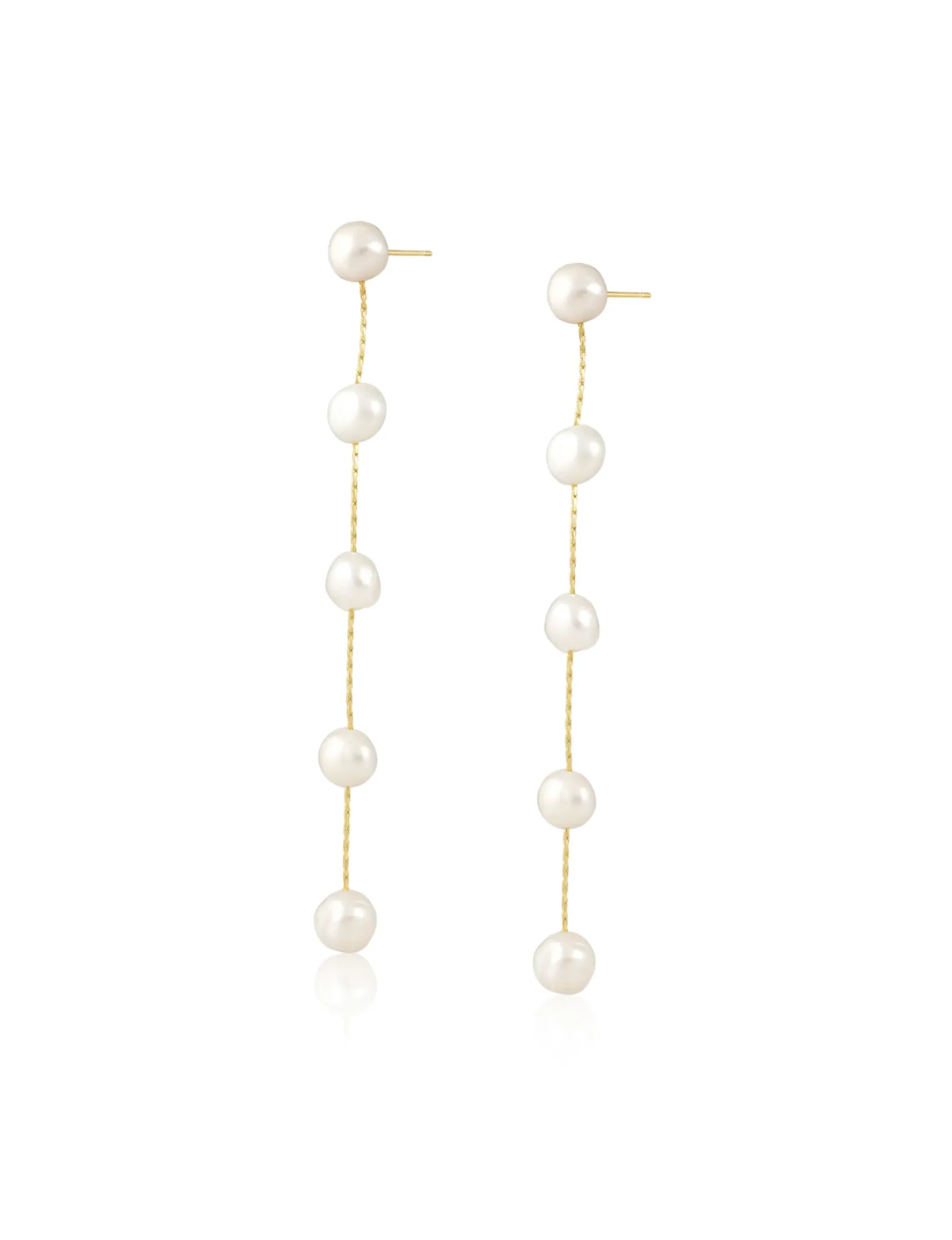 Valentina Drop Earring, Pearl