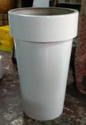 Verbena  Round Fiber Planter