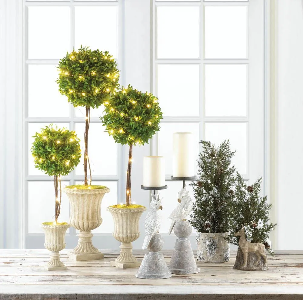 White Cockatoo Candle Holder