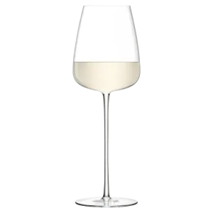 Wine Culture Mouth Blown White Wine Glass Set of Two
