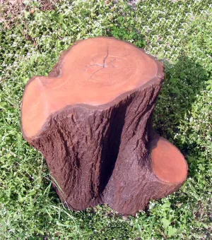 Wooden Log Seat Without Back Rest