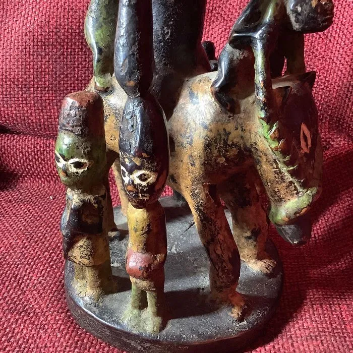 Yoruba Male Equestrian Epa Figure, Nigeria #410
